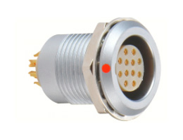 Aviation panel waterproof straight connector